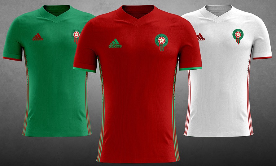 maillot adidas maroc coupe du monde 2018