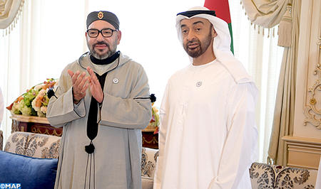Photo of SM le Roi assiste au Conseil de SA Cheikh Mohamed Ben Zayed Al Nahyane, dans le cadre de la visite de travail et de fraternité qu’effectue le Souverain aux Emirats
