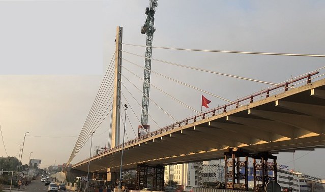 Photo of Avis aux casablancais : Le pont à haubans de Sidi Maârouf sera inauguré demain !