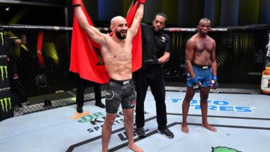 Photo of Ottman Azaitar gagne face à Khama Worthy par KO !