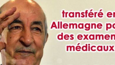 Photo of Tebboune transféré « en urgence » en Allemagne…L’Algérie s’affole !