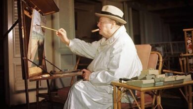 Photo of « La tour de la mosquée Koutoubia » tableau de Winston Churchill, mis aux enchères à Londres !