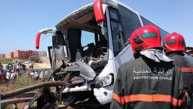 Photo of Grave accident sur l’autoroute Casa-Marrakech : 1 mort et 35 blessés !