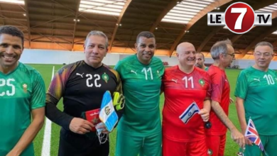 Photo of Fouzi Lekjaa et David Govrin, réunis lors d’un match amical organisé par les diplomates accrédités à Rabat !