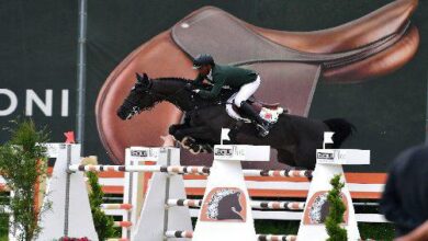 Photo of Le cavalier marocain Abdelkebir Ouaddar se classe 3ème au Grand Prix 4* de Gorla Minore en Italie !