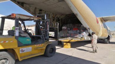 Photo of Solidarité : Arrivée du deuxième lot de l’aide humanitaire Marocaine au profit des Palestiniens !