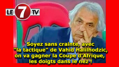 Photo of SOYEZ SANS CRAINTE, AVEC « LA TACTIQUE » DE VAHID HALILHODZIC, ON VA GAGNER LA COUPE D’AFRIQUE, LES DOIGTS DANS LE NEZ !