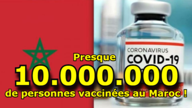 Photo of Maroc : La barre des 10 millions de personnes vaccinées presque atteinte !