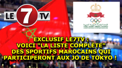 Photo of EXCLUSIF LE7TV : VOICI « LA LISTE COMPLÈTE » DES SPORTIFS MAROCAINS QUI PARTICIPERONT AUX JO DE TOKYO ! (Photos)