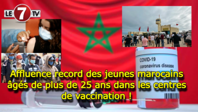 Photo of Affluence record des jeunes marocains âgés de plus de 25 ans dans les centres de vaccination !