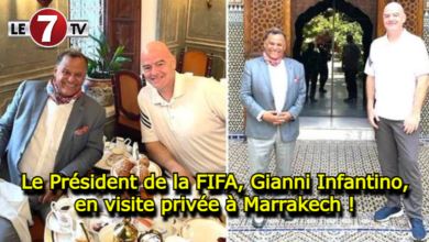 Photo of Le Président de la FIFA, Gianni Infantino, en visite privée à Marrakech !