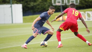 Photo of Achraf Hakimi impressionnant aujourd’hui lors de sa première apparition avec le PSG (vidéo)