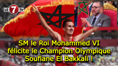 Photo of SM le Roi Mohammed VI félicite le Champion Olympique Soufiane El Bakkali !