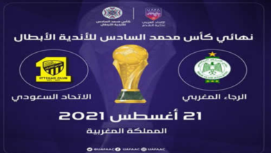 Photo of Officiel : La finale Raja de Casablanca vs Ittihad de Djeddah aura lieu le 21 Août au Maroc !