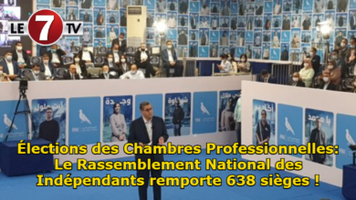 Photo of Élections des Chambres Professionnelles: Le Rassemblement National des Indépendants remporte 638 sièges !