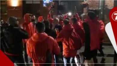 Photo of Au rythme de la chanson « Laayoune Inia », les Lions d’Atlas célèbrent leur victoire :