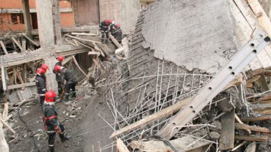 Photo of Un ouvrier légèrement blessé dans l’effondrement partiel d’un chantier de construction á Tanger :