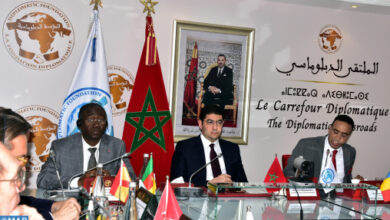 Photo of M. Bensaid invité de la Fondation diplomatique dans le cadre de son 109e Carrefour