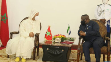 Photo of M. Isam Taib présente ses lettres de créance au Président de la République de Sierra Leone