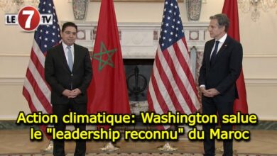 Photo of Action climatique: Washington salue le « leadership reconnu » du Maroc