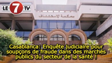 Photo of Casablanca: Enquête judiciaire pour soupçons de fraude dans des marchés publics du secteur de la santé !