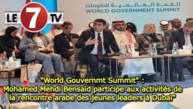 Photo of M. Mohamed Mehdi Bensaid participe aux activités de la rencontre arabe des jeunes leaders à Dubaï « World Gouvernmt Summit »