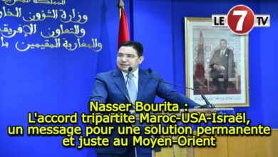 Photo of Nasser Bourita : L’accord tripartite Maroc-USA-Israël, un message pour une solution permanente et juste au Moyen-Orient