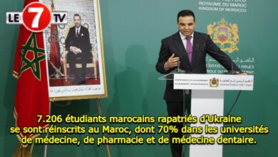 Photo of Baitas : 7.206 étudiants marocains rapatriés d’Ukraine se sont réinscrits au Maroc, dont 70% dans les universités de médecine, de pharmacie et de médecine dentaire.