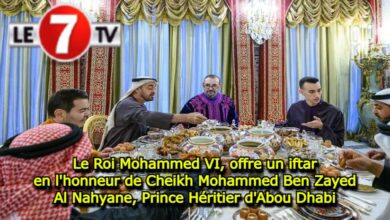 Photo of Le Roi Mohammed VI, offre un iftar en l’honneur de Cheikh Mohammed Ben Zayed Al Nahyane, Prince Héritier d’Abou Dhabi