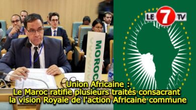 Photo of Union Africaine : le Maroc ratifie plusieurs traités consacrant la vision Royale de l’action Africaine commune