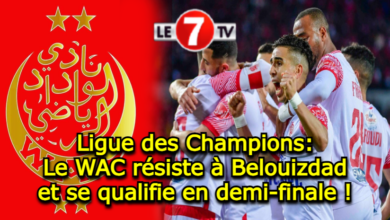 Photo of Ligue des Champions : Le WAC résiste à Belouizdad et se qualifie en demi-finale !