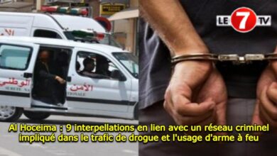 Photo of Al Hoceima : 9 interpellations en lien avec un réseau criminel impliqué dans le trafic de drogue et l’usage d’arme à feu