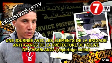 Photo of EXCLUSIVITÉ LE7TV : UNE JOURNÉE AVEC LES ÉLÉMENTS DE LA BRIGADE ANTI-GANGS DE LA PRÉFECTURE DE POLICE DE CASABLANCA (reportage vidéo)