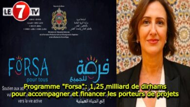 Photo of Programme « Forsa »: 1,25 milliard de dirhams pour accompagner et financer les porteurs de projets.