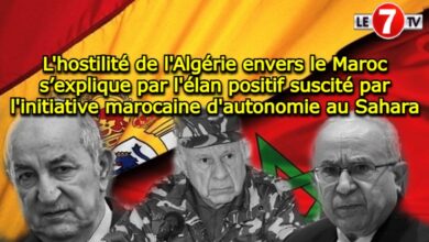 Photo of L’hostilité de l’Algérie envers le Maroc s’explique par l’élan positif suscité par l’initiative marocaine d’autonomie au Sahara