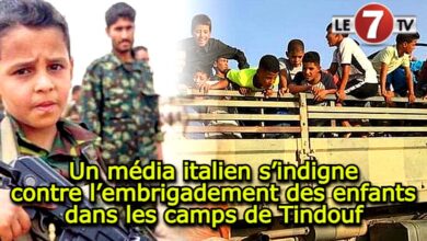 Photo of Un média italien s’indigne contre l’embrigadement des enfants dans les camps de Tindouf