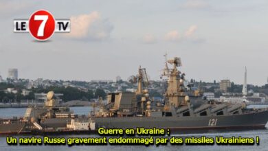 Photo of Guerre en Ukraine : Un navire Russe « gravement endommagé » par des missiles Ukrainiens !