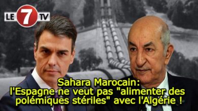 Photo of Sahara Marocain: l’Espagne ne veut pas « alimenter des polémiques stériles » avec l’Algérie