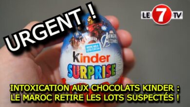 Photo of INTOXICATION AUX CHOCOLATS KINDER : LE MAROC RETIRE LES LOTS SUSPECTÉS !