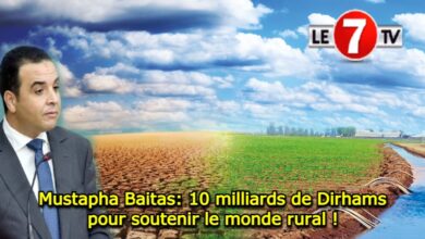 Photo of Mustapha Baitas: 10 milliards de Dirhams pour soutenir le monde rural !