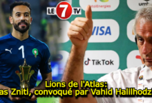 Photo of Lions de l’Atlas: Anas Zniti, convoqué par Vahid Halilhodzic !