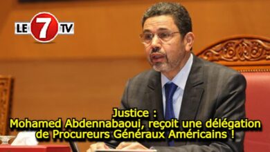 Photo of Justice : Mohamed Abdennabaoui, reçoit une délégation de Procureurs Généraux Américains !