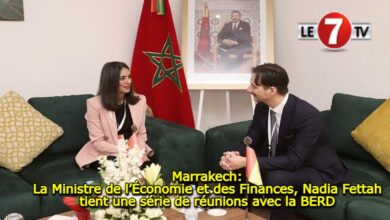 Photo of Marrakech: La Ministre de l’Économie et des Finances, Nadia Fettah tient une série de réunions avec la BERD