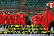 Photo of Handball – Egypte 2022: Le Maroc dans le groupe A aux côtés de l’Egypte et du Cameroun