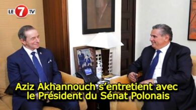 Photo of Aziz Akhannouch s’entretient avec le Président du Sénat Polonais