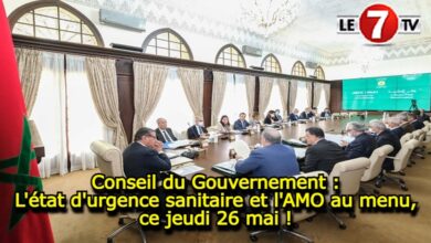 Photo of Conseil du Gouvernement : L’état d’urgence sanitaire et l’AMO au menu, ce jeudi 26 mai !