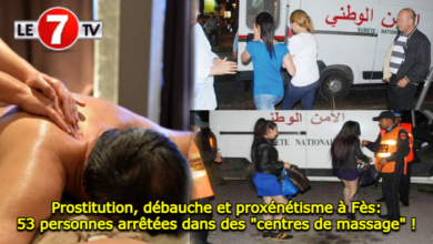 Photo of Prostitution, Débauche et Proxénétisme à Fès: 53 personnes arrêtées dans des « centres de massage » !
