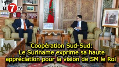 Photo of Coopération Sud-Sud: Le Suriname exprime sa haute appréciation pour la vision de SM le Roi