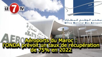 Photo of Aéroports du Maroc : l’ONDA prévoit un taux de récupération de 75% en 2022 !