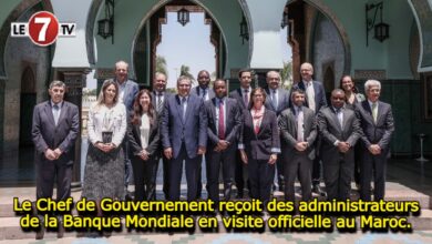 Photo of Le Chef de Gouvernement reçoit des administrateurs de la Banque Mondiale en visite officielle au Maroc.